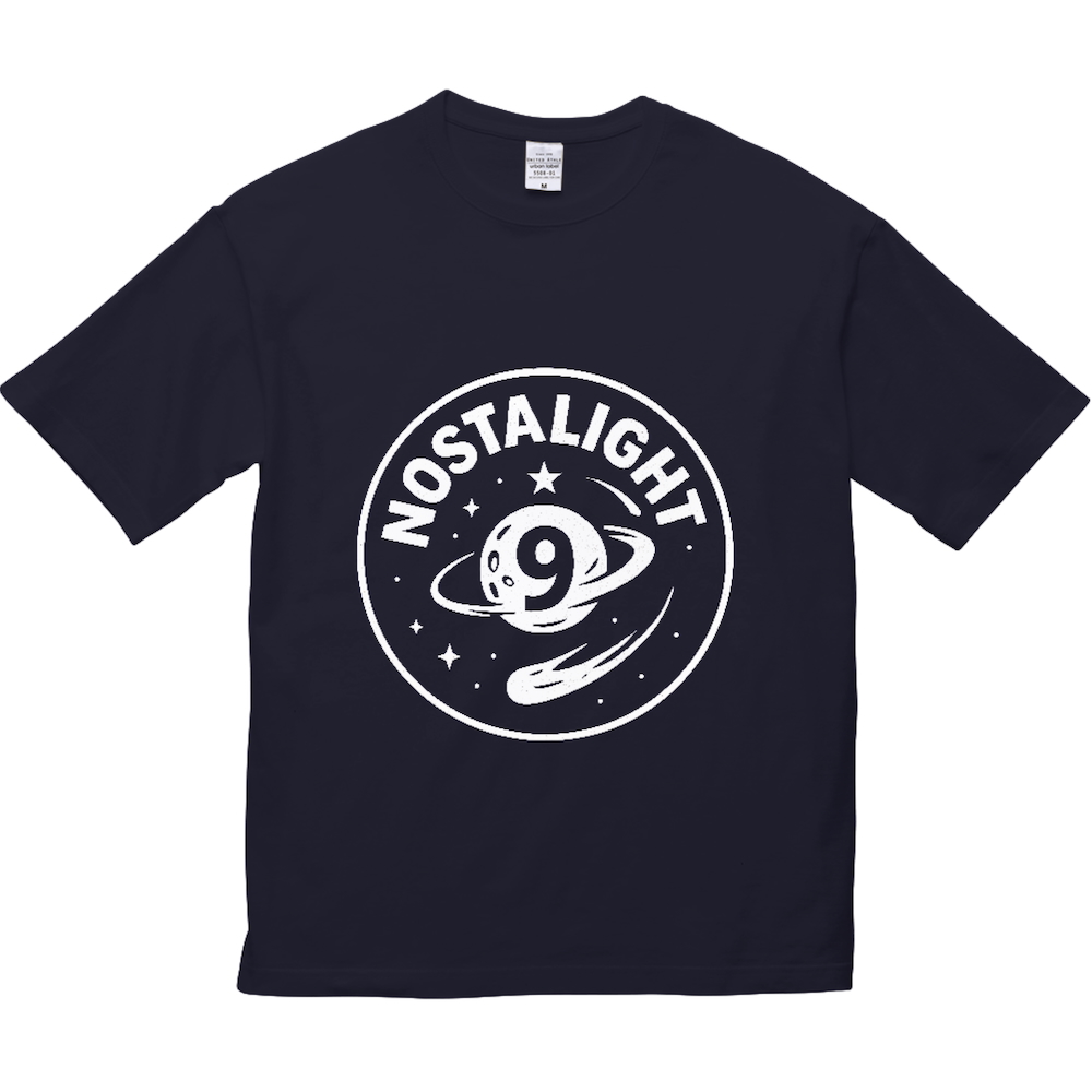 Nostalight9 Logo Tee Navy